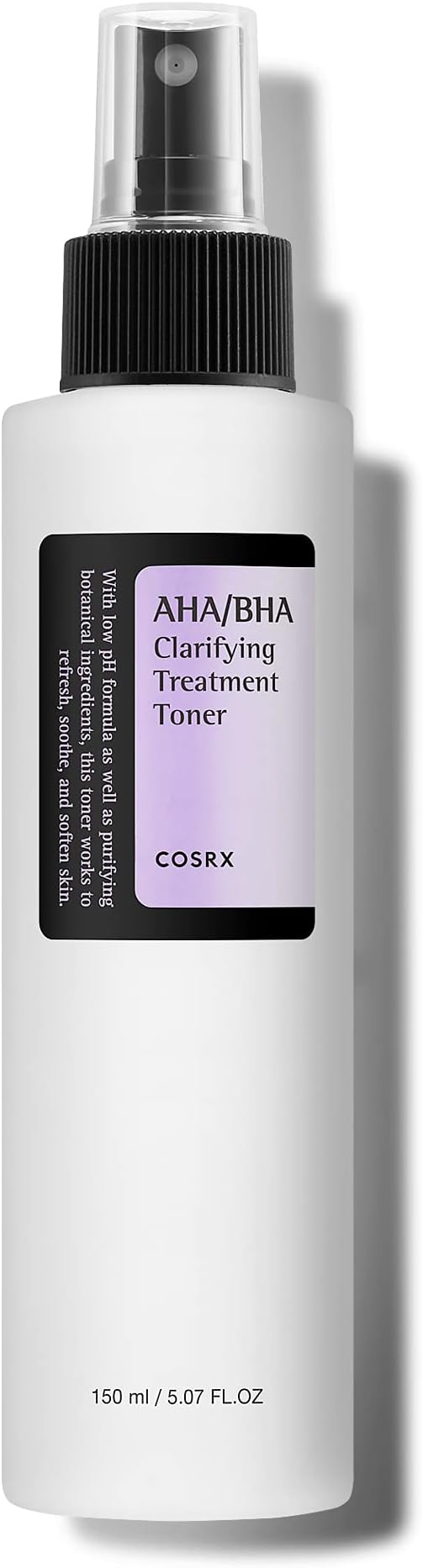 COSRX AHA/BHA Clarifying Treatment Toner | Peeling-Gesichtswasser für ebenmäßige Haut | Anti Mitesser & Anti Pickel | Poren Verkleinern | für alle Hauttypen | Vegan,tierversuchsfrei | Korean Skincare