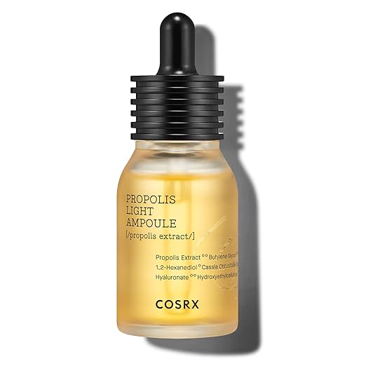 COSRX Propolis Ampoule, Glow Boosting Serum for Face with 73.5% Propolis Extract,30ml, Hydrating Essence for Sensitive Skin, Fine Lines, Uneven Skintone, Korean Skincare