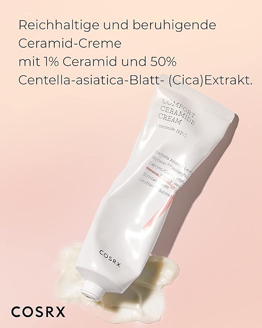 COSRX Balancium Rahatlatıcı Seramid Krem, 2.82oz/80g | %50 Centella asiatica Kuru ciltler için rahatlatıcı ve uzun ömürlü yüz nemlendiricisi | donuk ten rengi