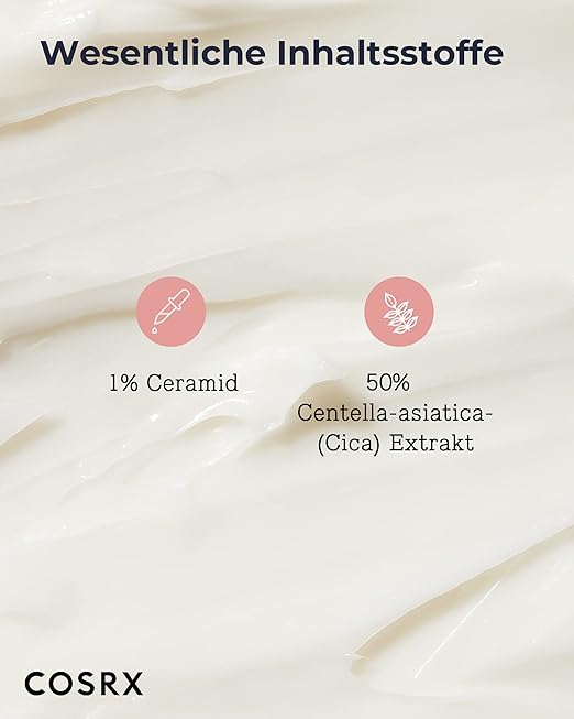 COSRX Balancium Rahatlatıcı Seramid Krem, 2.82oz/80g | %50 Centella asiatica Kuru ciltler için rahatlatıcı ve uzun ömürlü yüz nemlendiricisi | donuk ten rengi