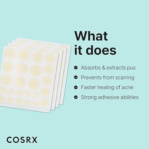 COSRX Master Patch Original Fit 24 Pflaster, 1 Bögen | A.D.F Hydrokolloid-Verband | Schnelle & einfache Behandlung