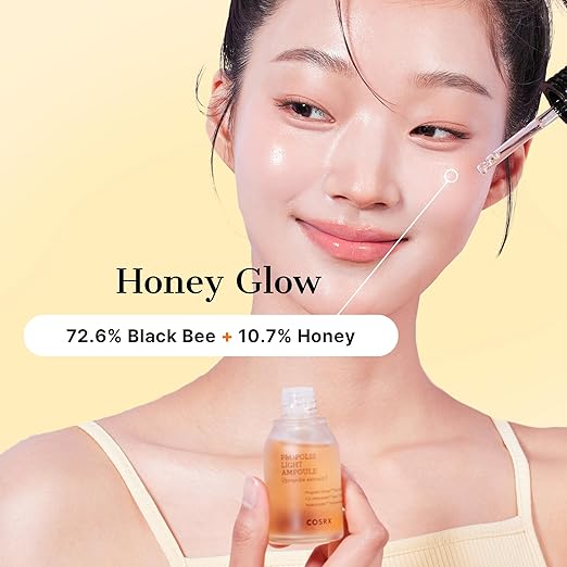 COSRX Propolis Ampoule, Glow Boosting Serum for Face with 73.5% Propolis Extract,30ml, Hydrating Essence for Sensitive Skin, Fine Lines, Uneven Skintone, Korean Skincare