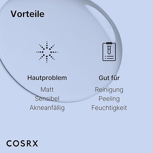 COSRX AHA/BHA Clarifying Treatment Toner | Peeling-Gesichtswasser für ebenmäßige Haut | Anti Mitesser & Anti Pickel | Poren Verkleinern | für alle Hauttypen | Vegan,tierversuchsfrei | Korean Skincare