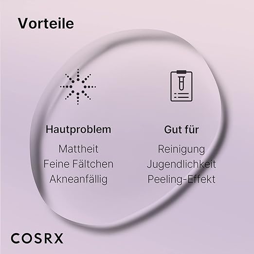 COSRX AHA 7 Whitehead Power Liquid, 100 ml, Whitehead Remover, Glycolsäure 7%, AHA Peeling, Porenminimizer, koreanische Hautpflege, frei von Tierversuchen, Parabenen