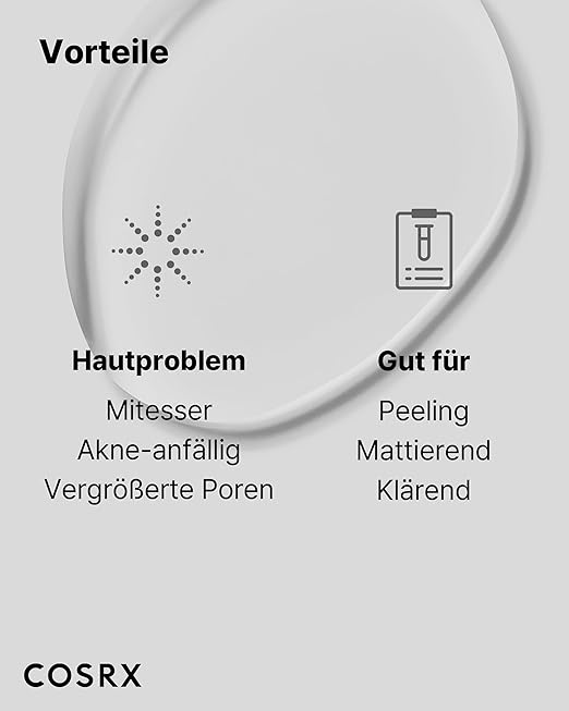 COSRX BHA 4% Blackhead Power Liquid | Peeling Toner gegen unreine Haut | Anti Mitesser & Anti Pickel Gesichtswasser mit 2% Niacinamid | für alle Hauttypen | Vegan, tierversuchsfrei | Korean Skincare