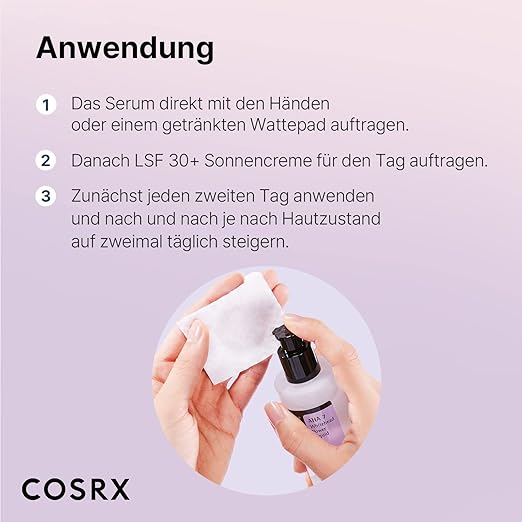 COSRX AHA 7 Whitehead Power Liquid, 100 ml, Whitehead Remover, Glycolsäure 7%, AHA Peeling, Porenminimizer, koreanische Hautpflege, frei von Tierversuchen, Parabenen