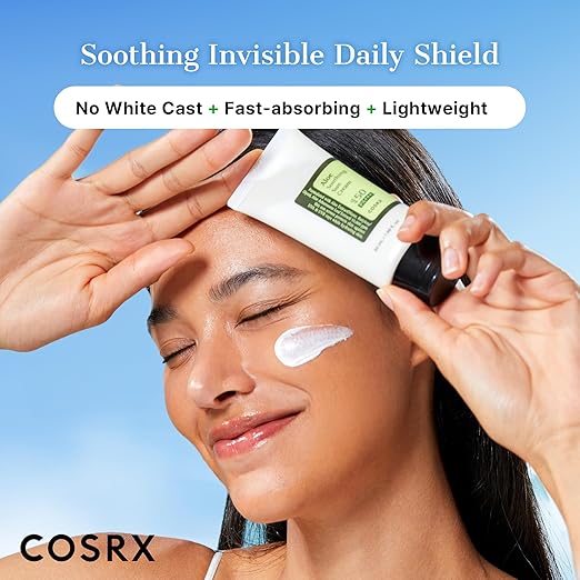COSRX Aloe Soothing Sun Cream LSF 50, Feuchtigkeitsspendende Sonnencreme mit Aloe Vera, für alle Hauttypen, Gesicht & Körper, Korean Skincare