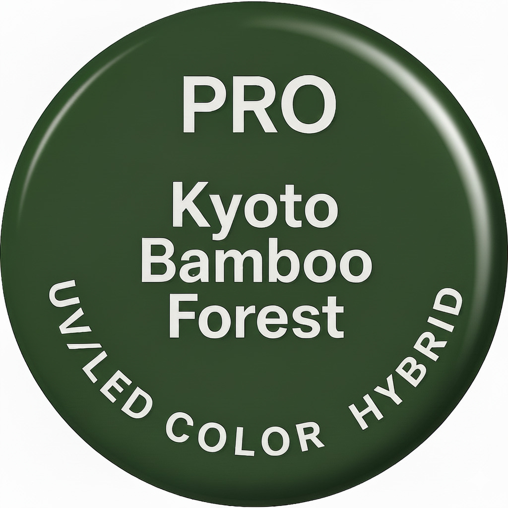 HEMA Free Pro Gel Nail Polish – Hypoallergenic & TPO Free UV LED Soak Off Gel | Long-Lasting Salon Quality, Clean Beauty, Non-Toxic & Damage Free | (Kyoto Bamboo Forest)